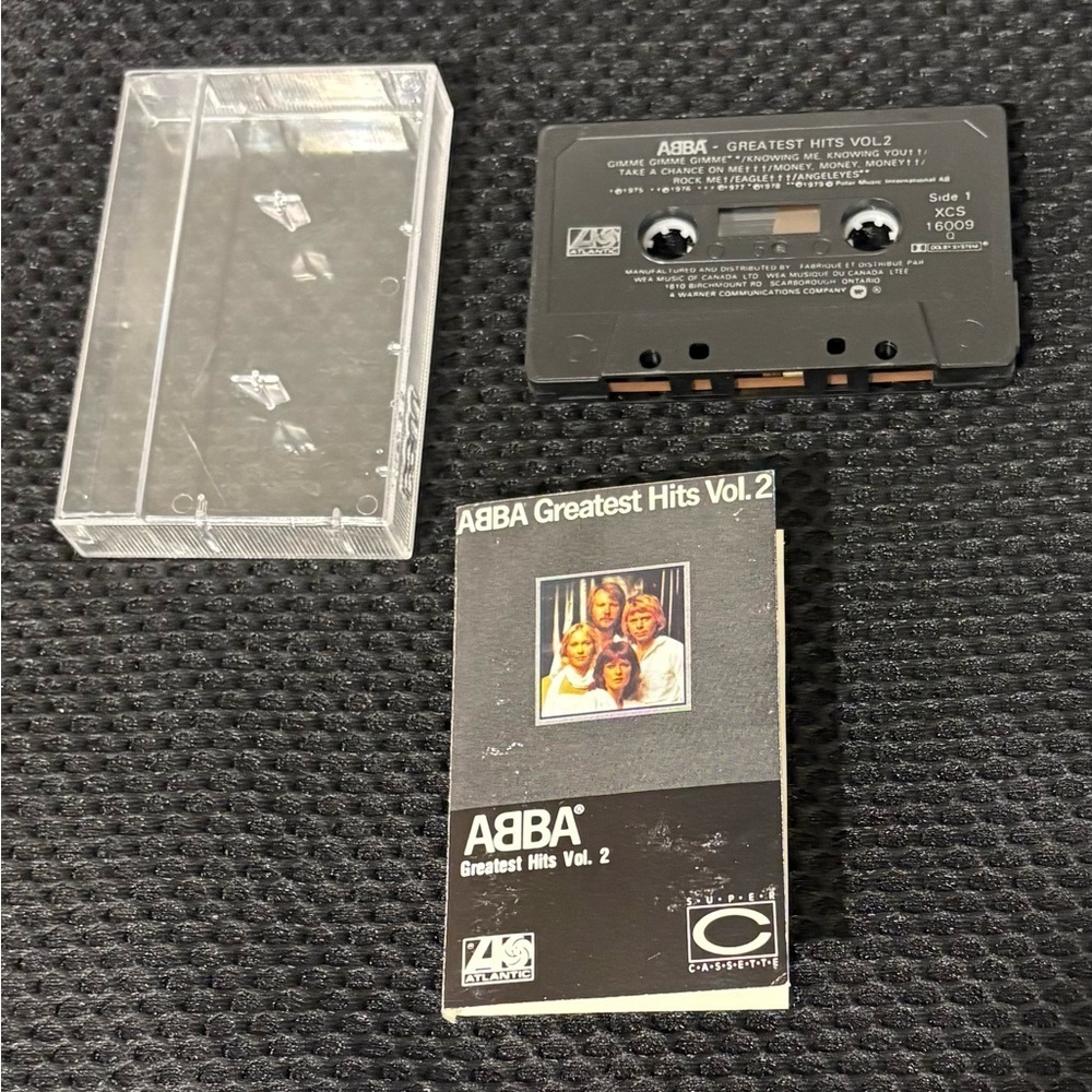 ABBA - Greatest Hits Vol. 2 Cassette Tape (Vintage, Atlantic Records)